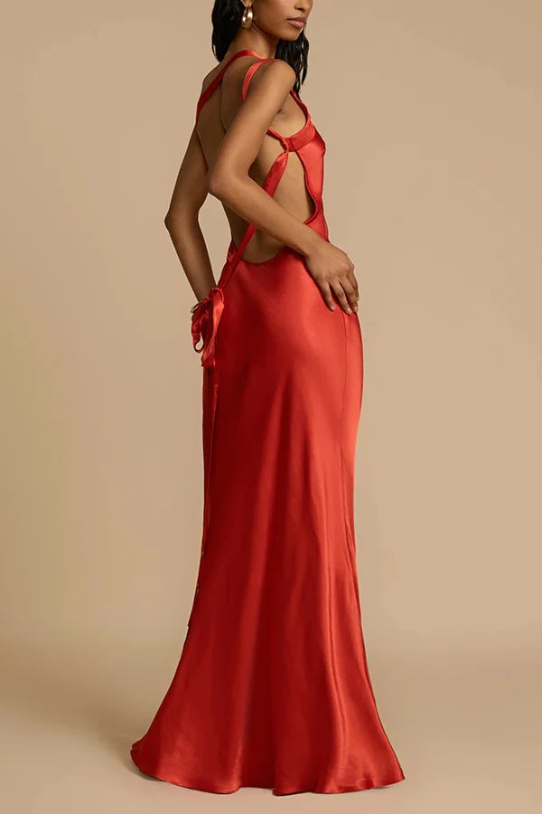 Robe Asymétrique Satin