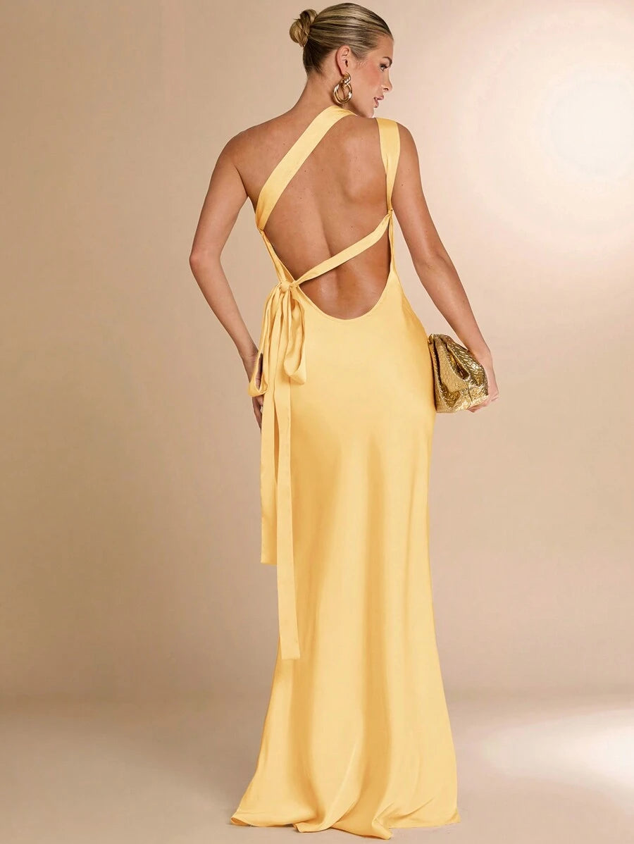 Robe Asymétrique Satin