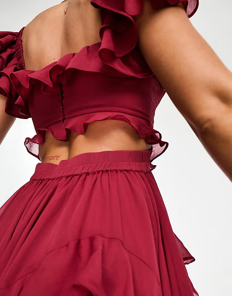 Robe de Soirée Longue Dos Nœud Papillon - Encolure Carrée