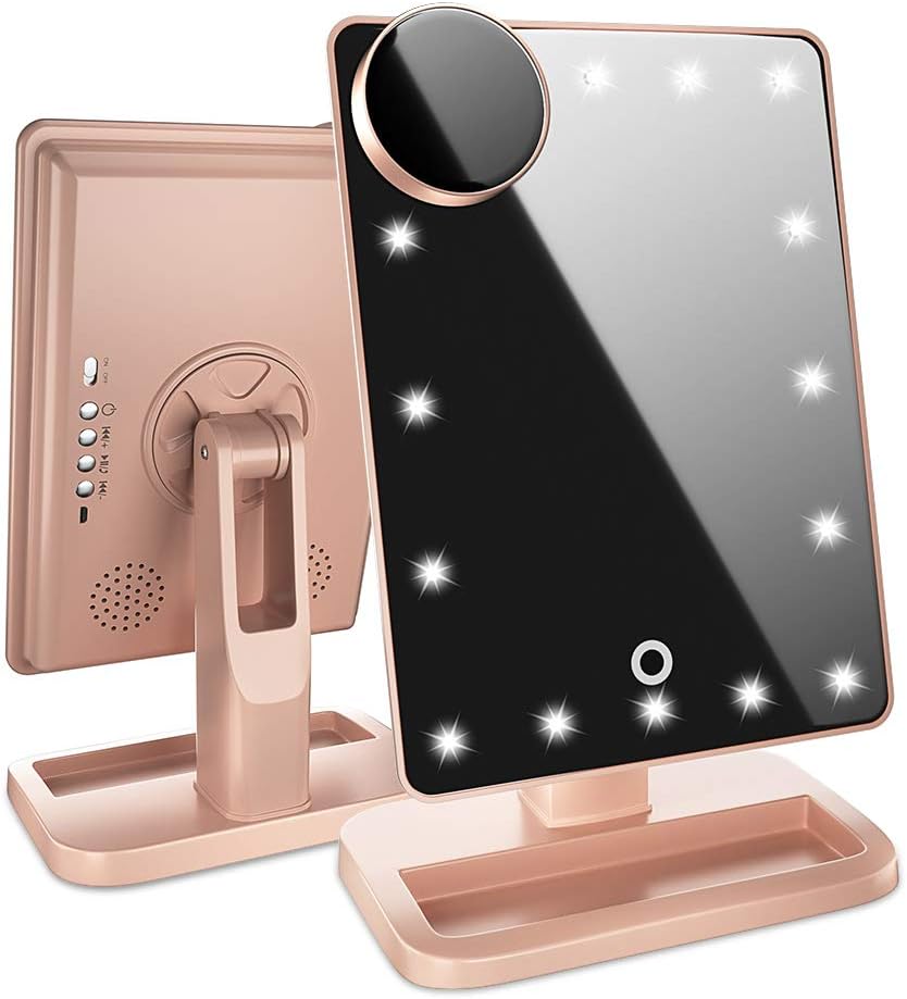 Miroir Maquillage LED Bluetooth