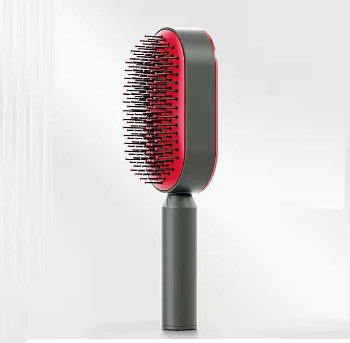 Brosse à cheveux autonettoyante