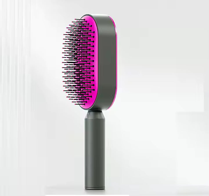 Brosse à cheveux autonettoyante