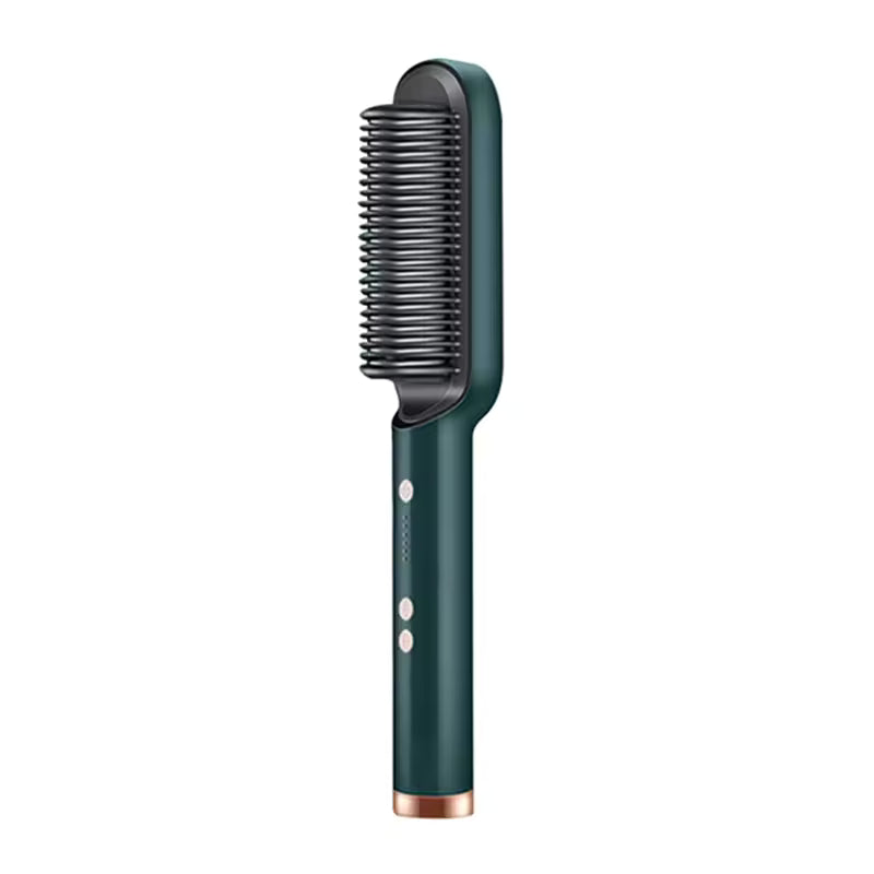 Brosse Fer À Lisser Pour Cheveux Électrique 2 en 1