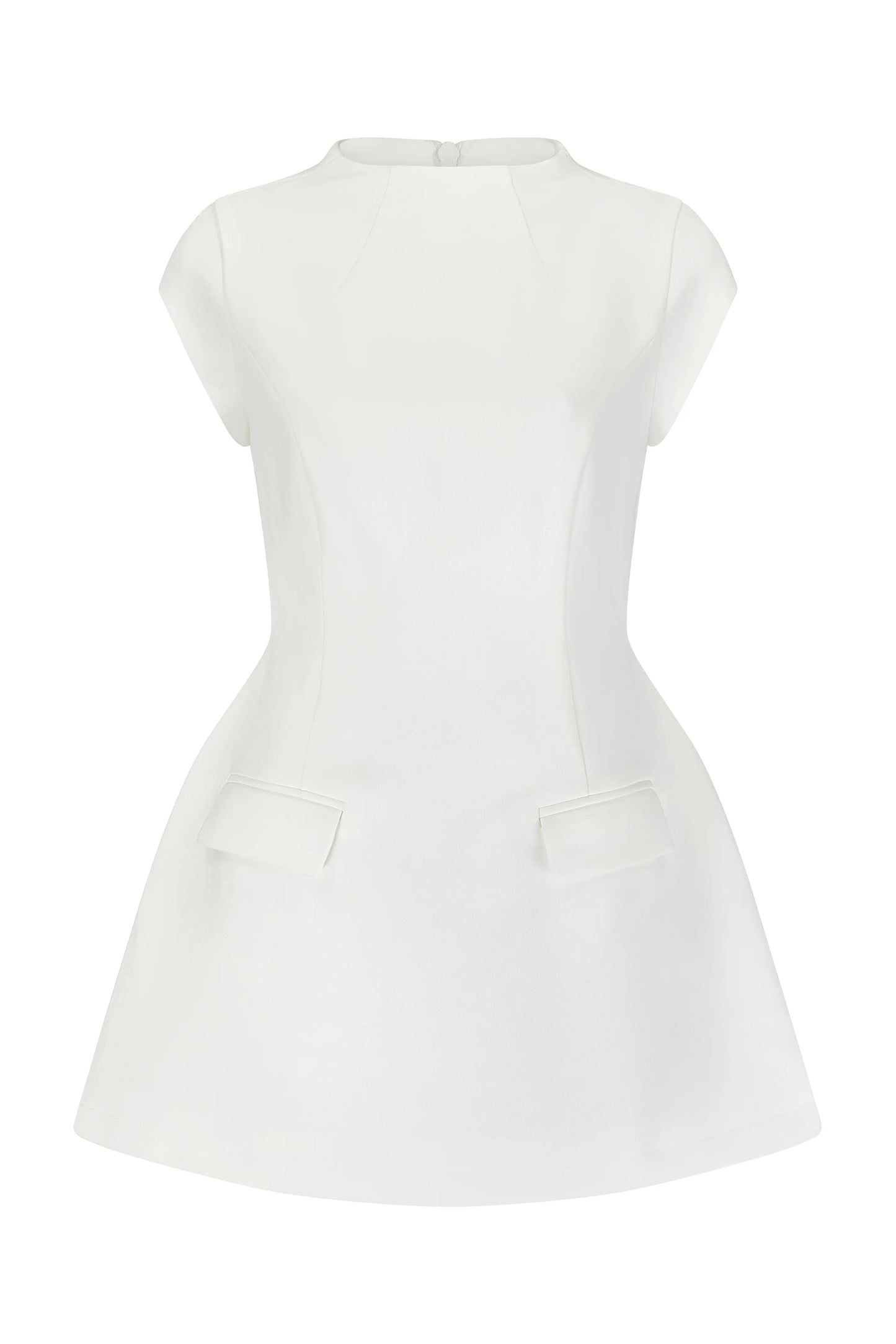 Mini robe slim à fermeture éclair