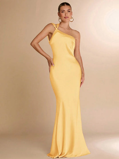 Robe Asymétrique Satin