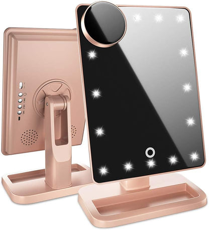 Miroir Maquillage LED Bluetooth