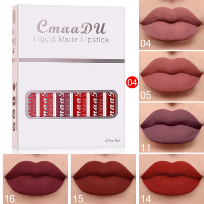 Rouge à Lèvres Mat Waterproof, Anti-Adhérent et Longue Tenue
