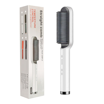 Brosse Fer À Lisser Pour Cheveux Électrique 2 en 1