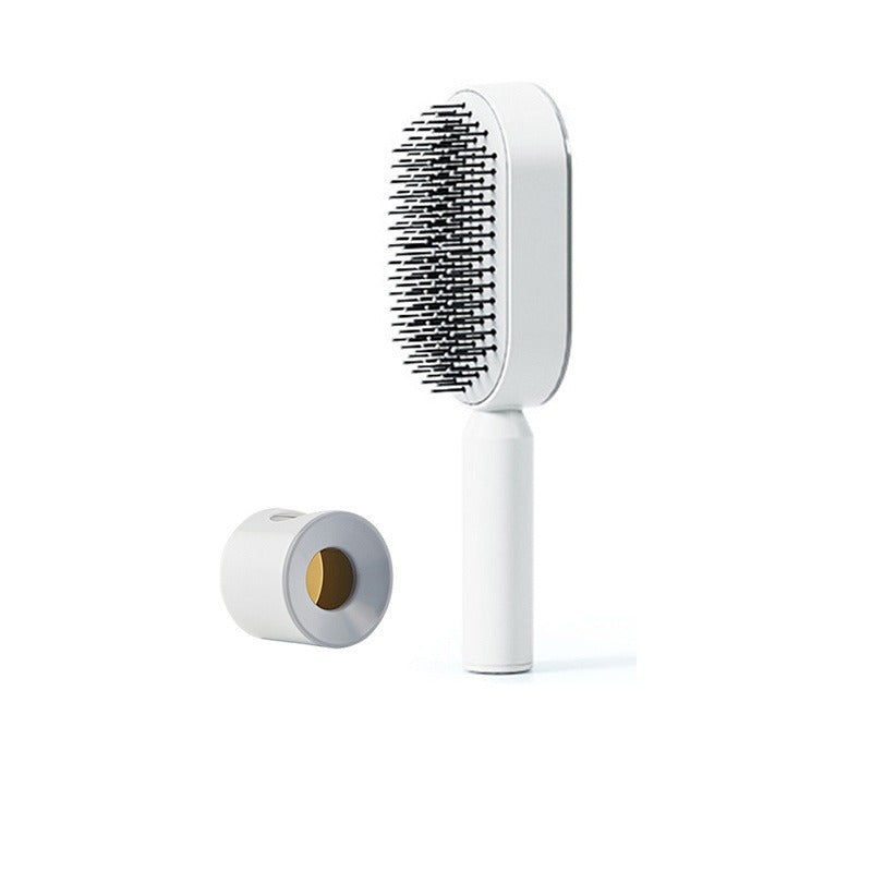 Brosse à cheveux autonettoyante