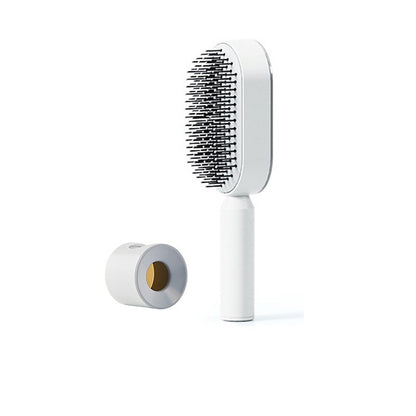 Brosse à cheveux autonettoyante