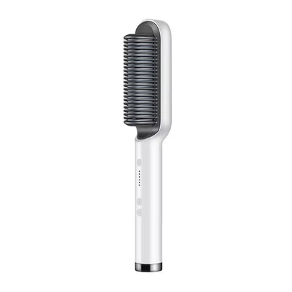 Brosse Fer À Lisser Pour Cheveux Électrique 2 en 1
