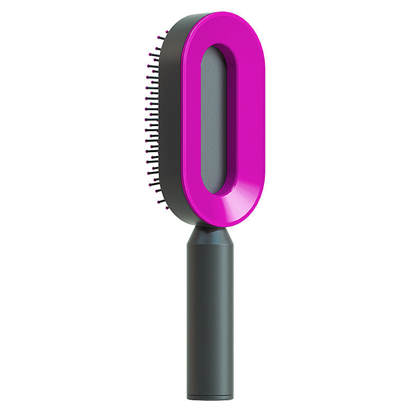 Brosse à cheveux autonettoyante