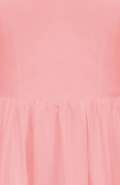 Robe à bretelles trapèze