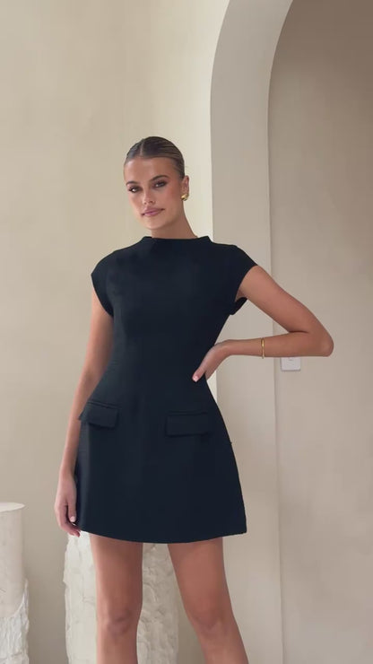 Mini robe slim à fermeture éclair