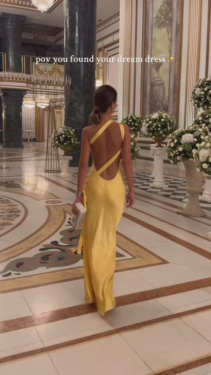Robe Asymétrique Satin