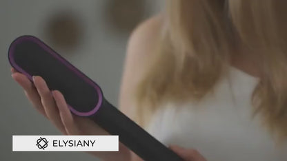 Brosse Fer À Lisser Pour Cheveux Électrique 2 en 1