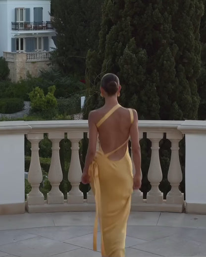 Robe Asymétrique Satin